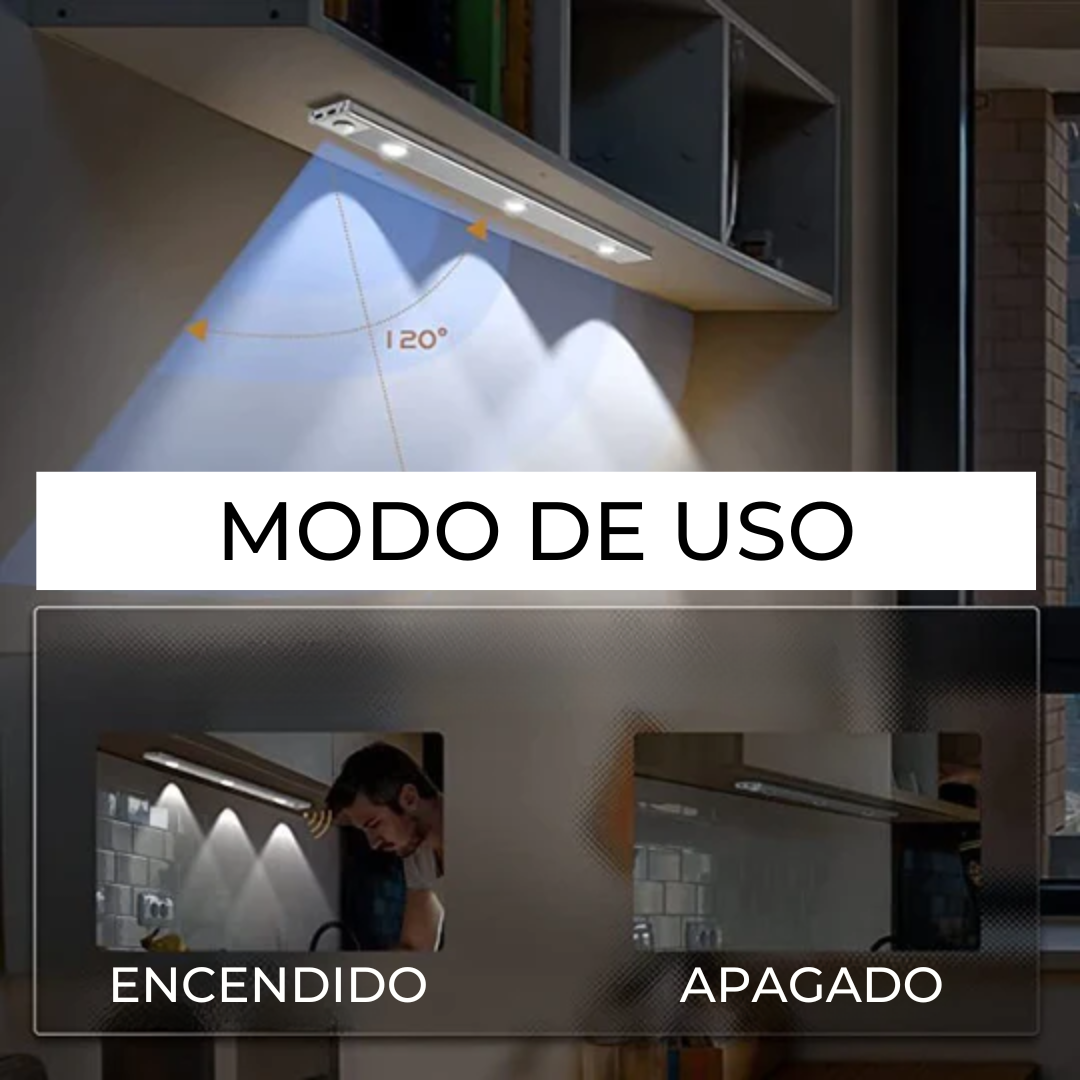 LUMAX™ - Luz LED multifoco con sensor de movimiento