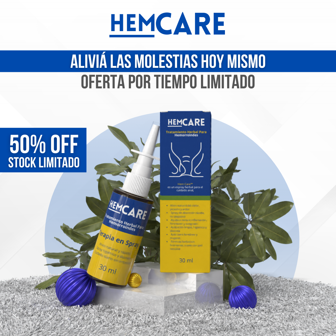 Hem Care™ - alivio natural, justo donde lo necesitas.
