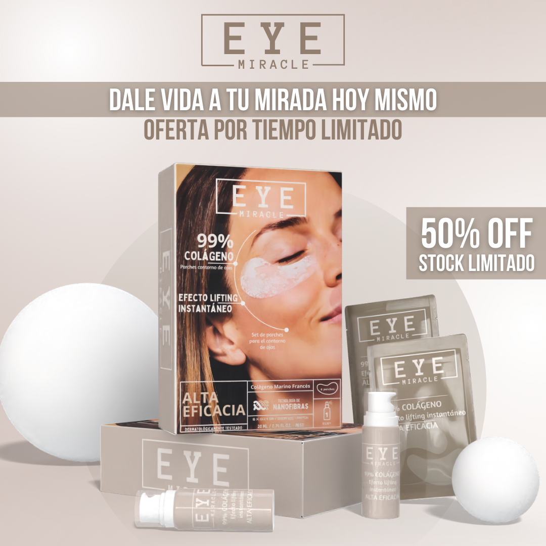 Eye Miracle™ – Colágeno que transforma tu piel desde la primera mirada