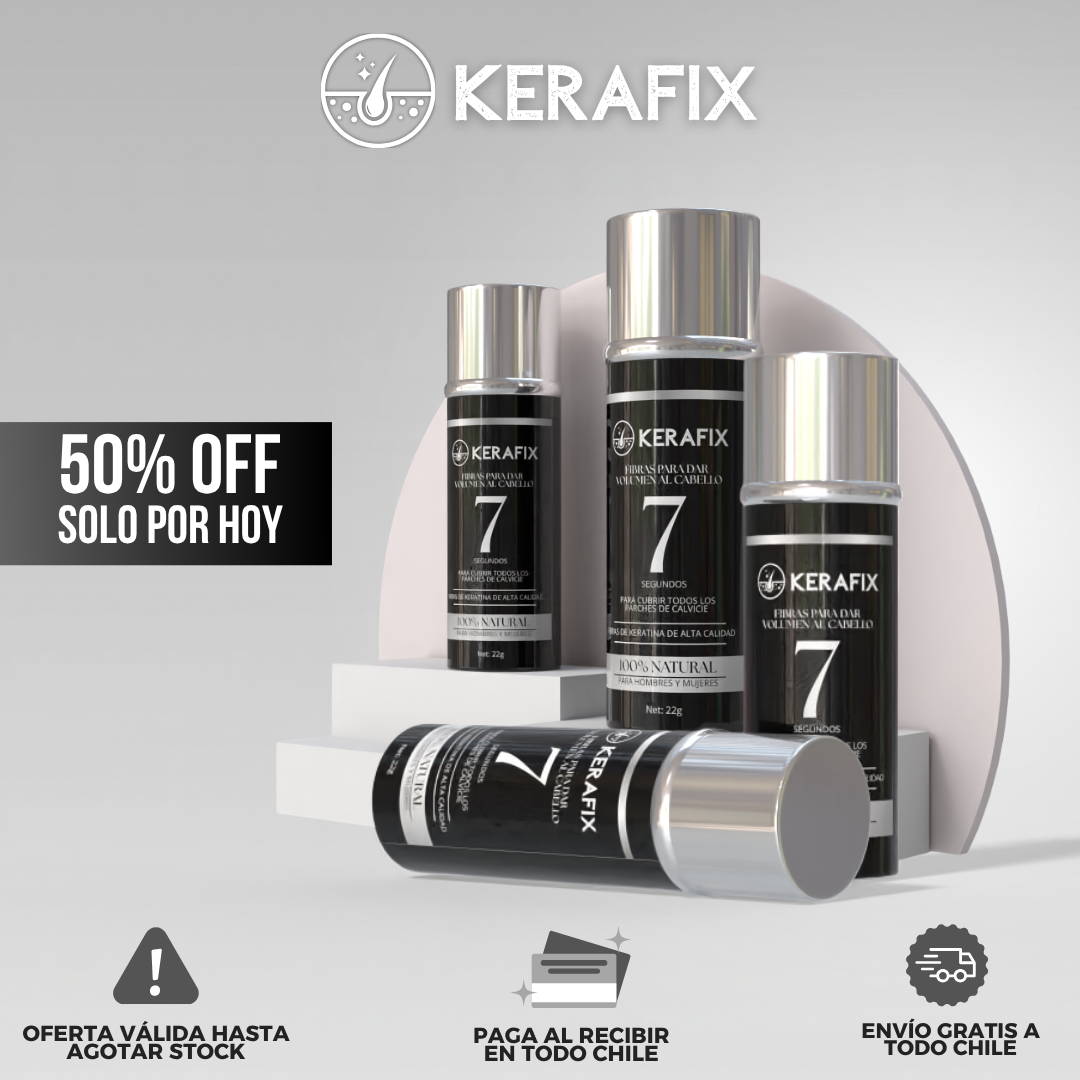 KERAFIX™ - Volumen capilar al instante, confianza todo el día