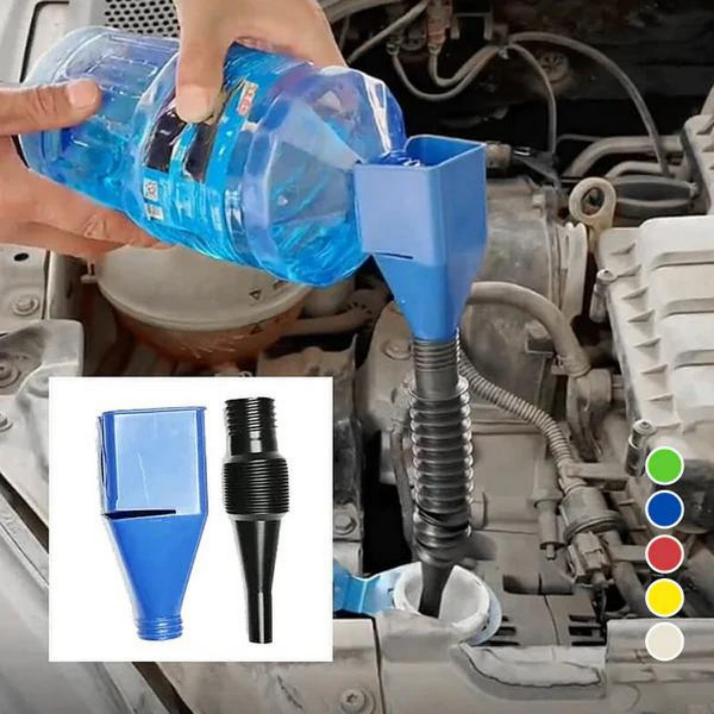 Kit FlexiFill Transfer™ - Embudo multifuncional, evita derrames y pérdida de material