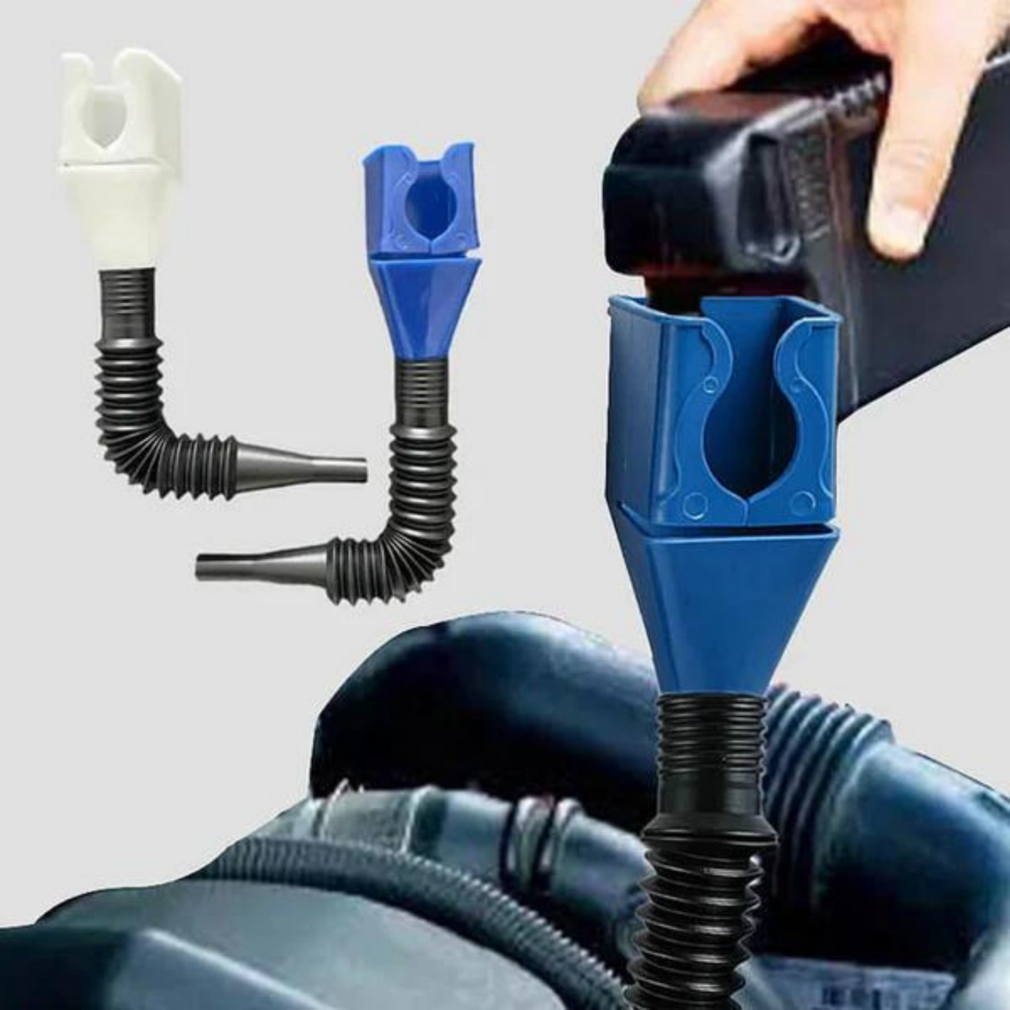 Kit FlexiFill Transfer™ - Embudo multifuncional, evita derrames y pérdida de material