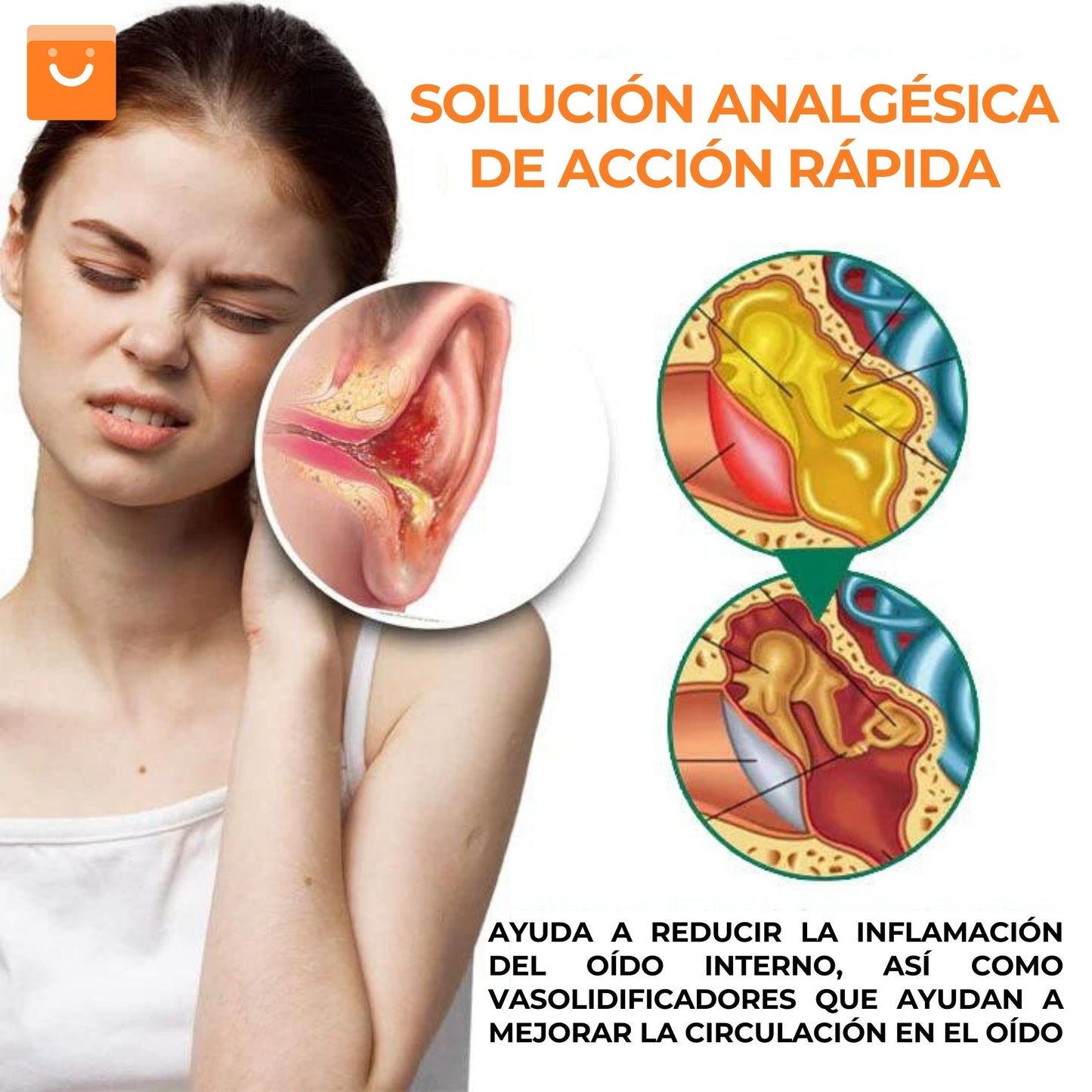 Earthrive OtoCare™- Elixir orgánico de apoyo al oído