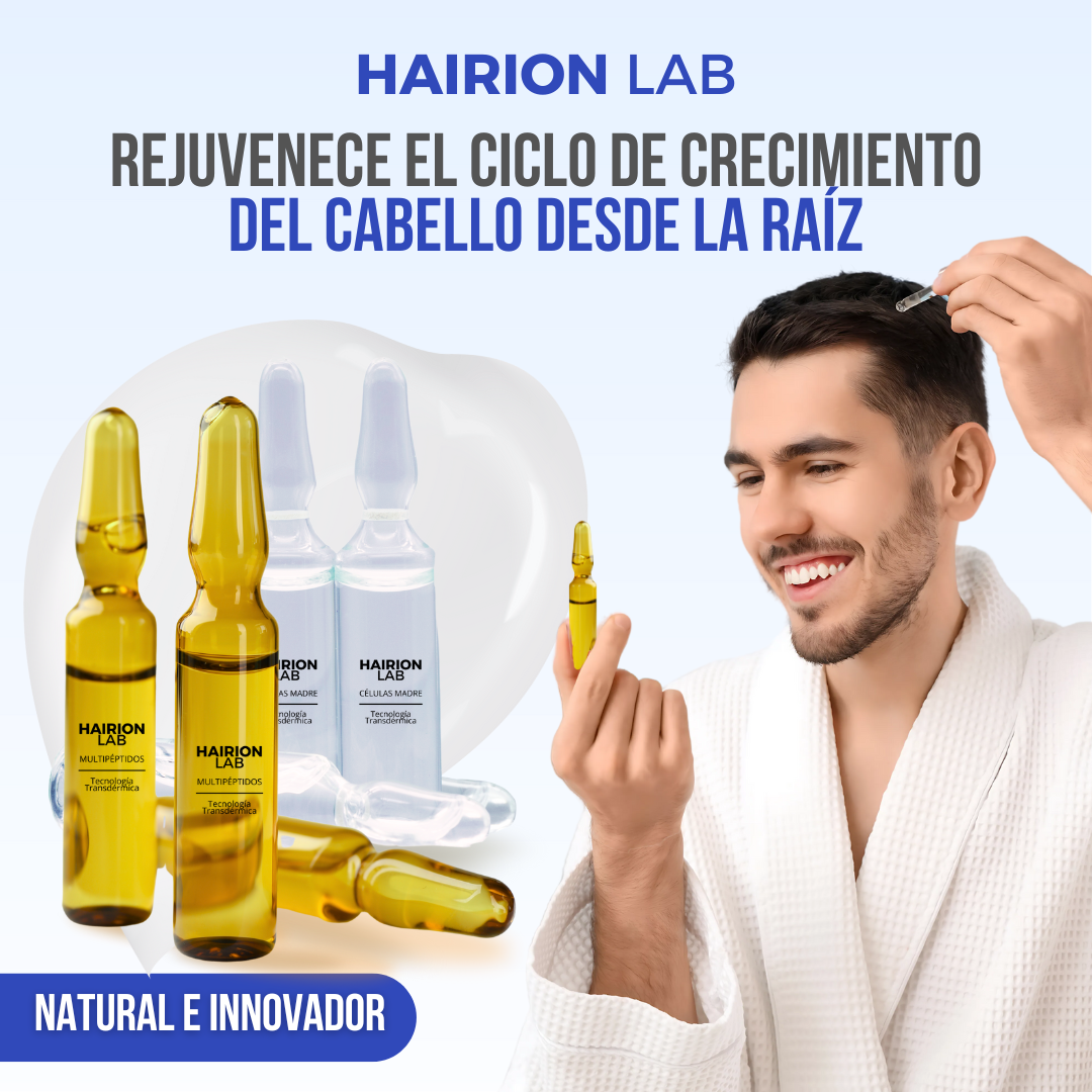 HAIRIONLAB™ - Recupera la fuerza y densidad de tu cabello, naturalmente