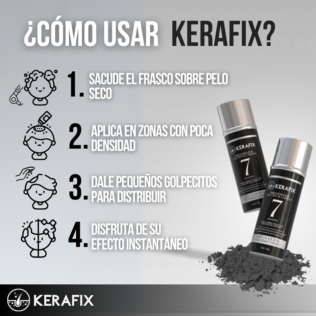 KERAFIX™ - Volumen capilar al instante, confianza todo el día