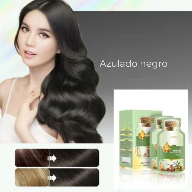 PlantHair™ - Tinte Negro Coreano para el cabello de plantas naturales