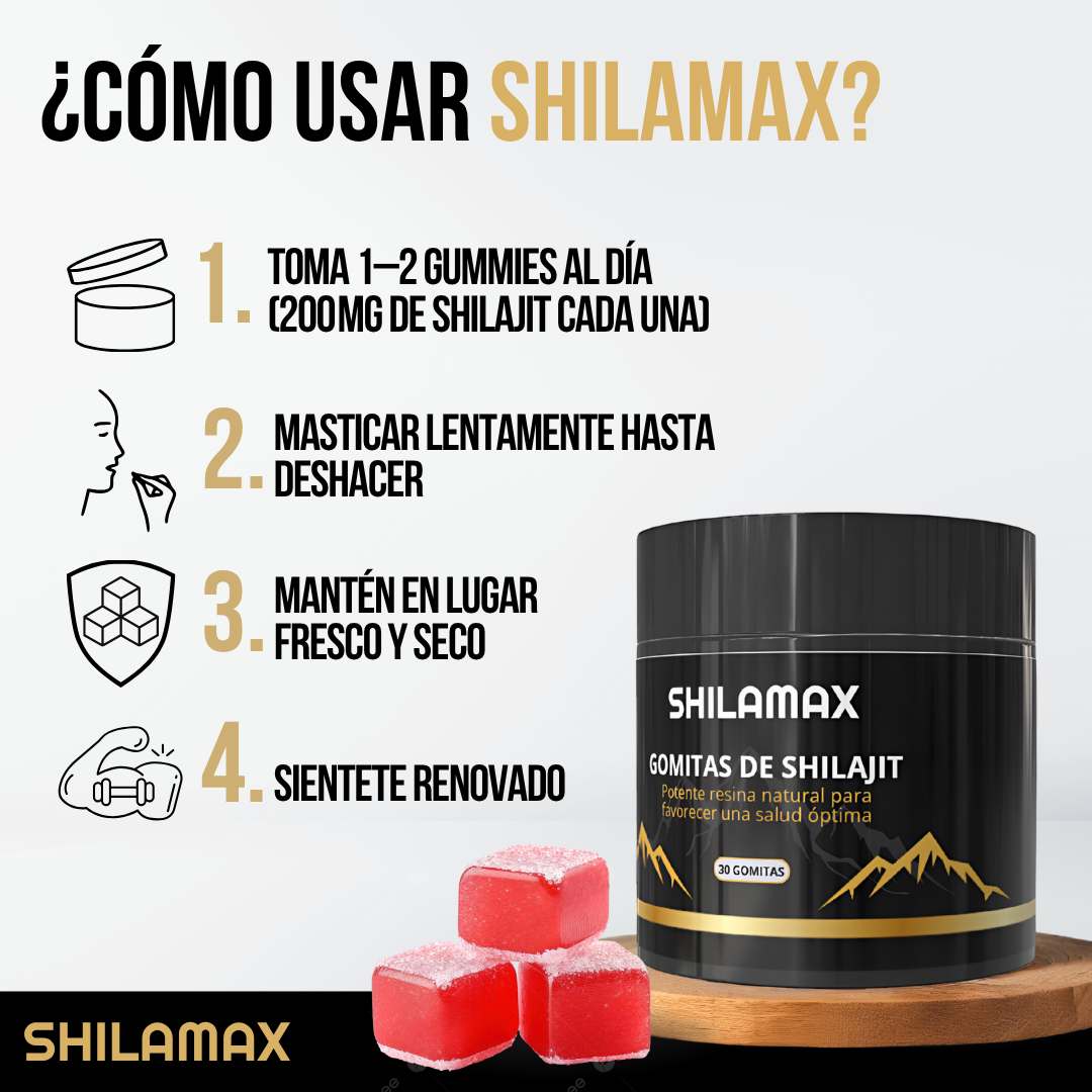 SHILAMAX™ - Energía natural, vitalidad real