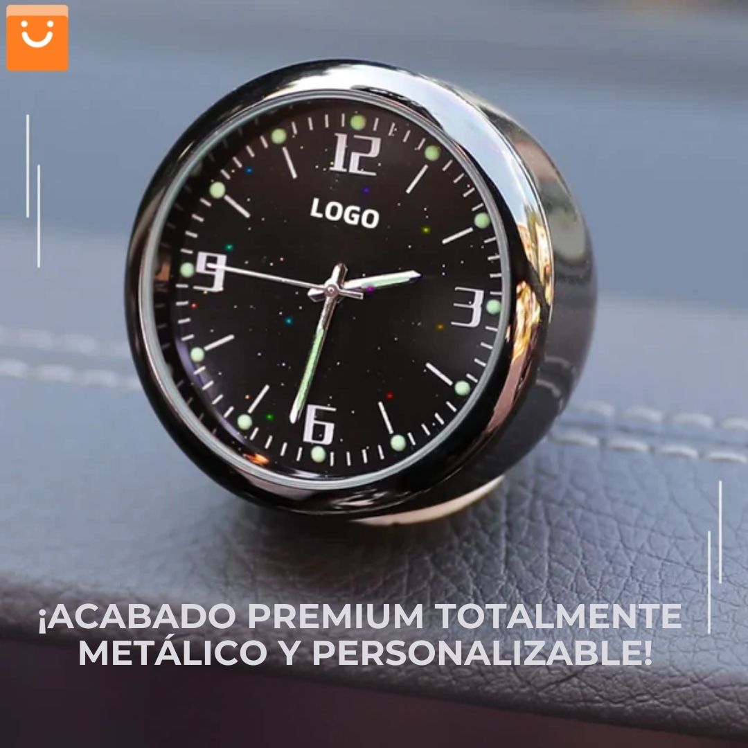 CARGLOW™ - MINI RELOJ VINTAGE MARCAS DE AUTO - ¡PROMOCION! 1+1 GRATIS (2 UNIDADES)