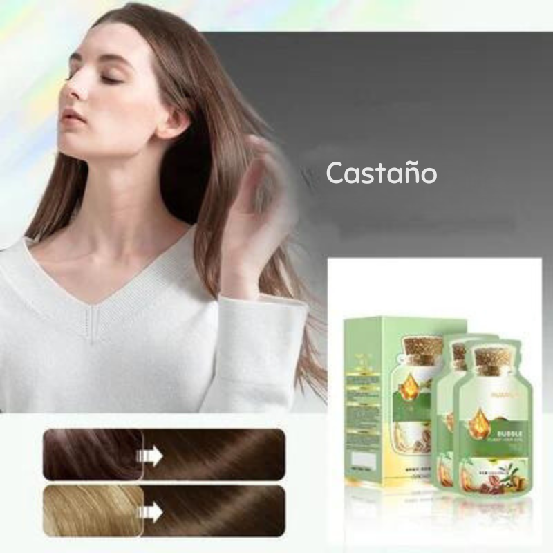 PlantHair™ - Tinte Negro Coreano para el cabello de plantas naturales