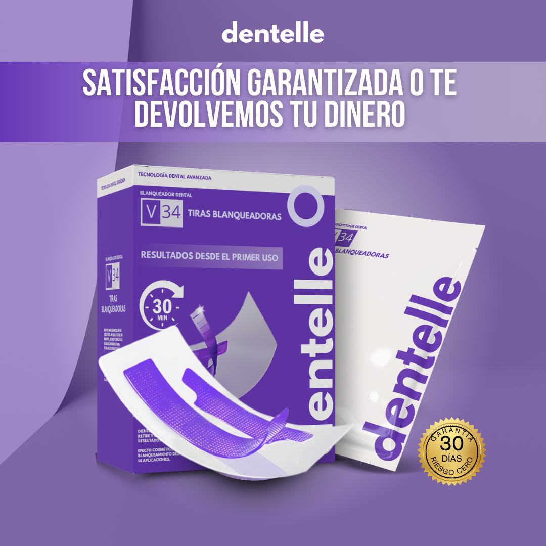 DENTELLE™ - Una sonrisa más blanca en 30 minutos, sin complicaciones