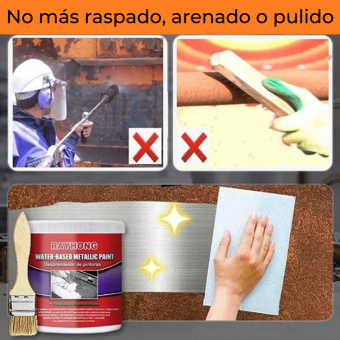 RayHong™- Removedor de Oxido en Superficies Metálicas y de Acero