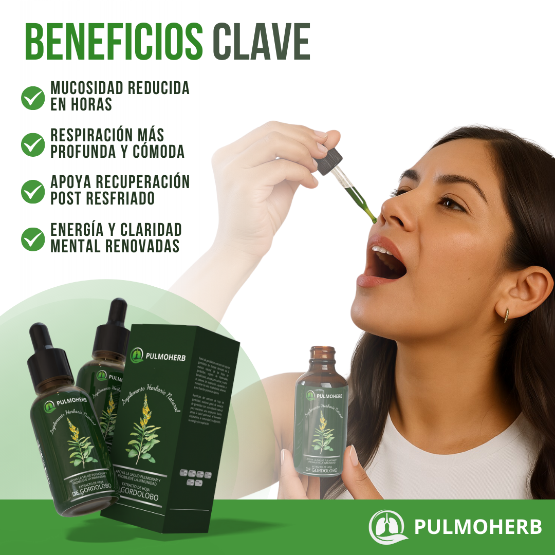 PulmoHerb™ - Respira mejor, vive mejor