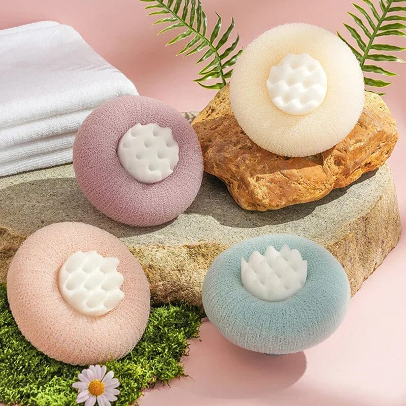 FlowerSoft™ - ESPONJA DE BAÑO TIPO FLOR SUAVE