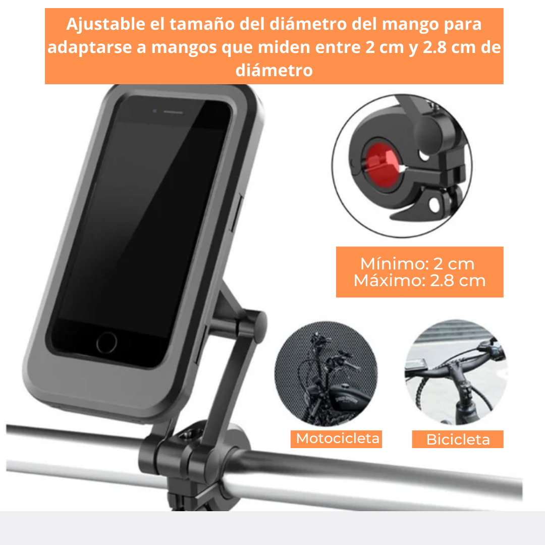 Phoneguard™ - Soporte impermeable para teléfono para bicicletas y motocicletas