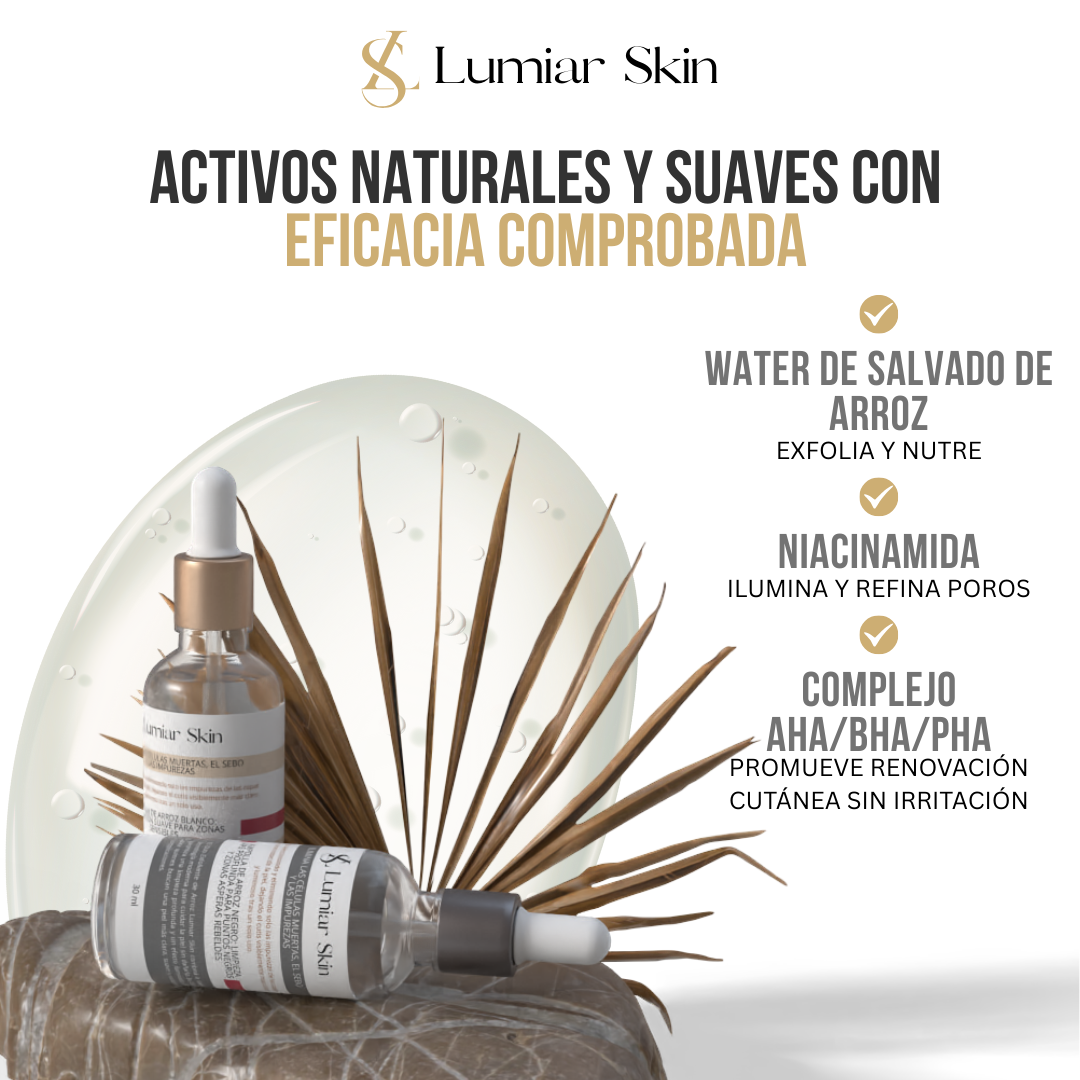 LUMIAR SKIN™ - Piel suave, radiante y renovada al instante