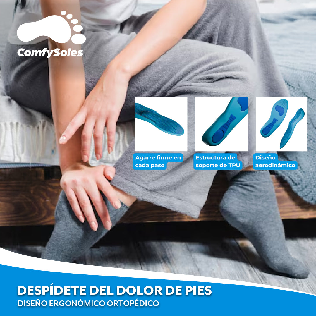 ComfySoles™ – Plantillas con alivio ortopédico total