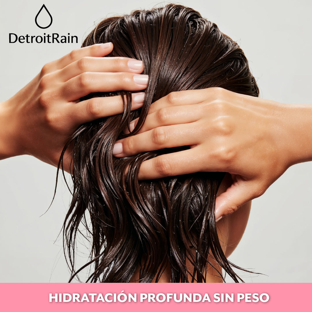 DetroitRain™ – Control del frizz al instante con aplicación rápida