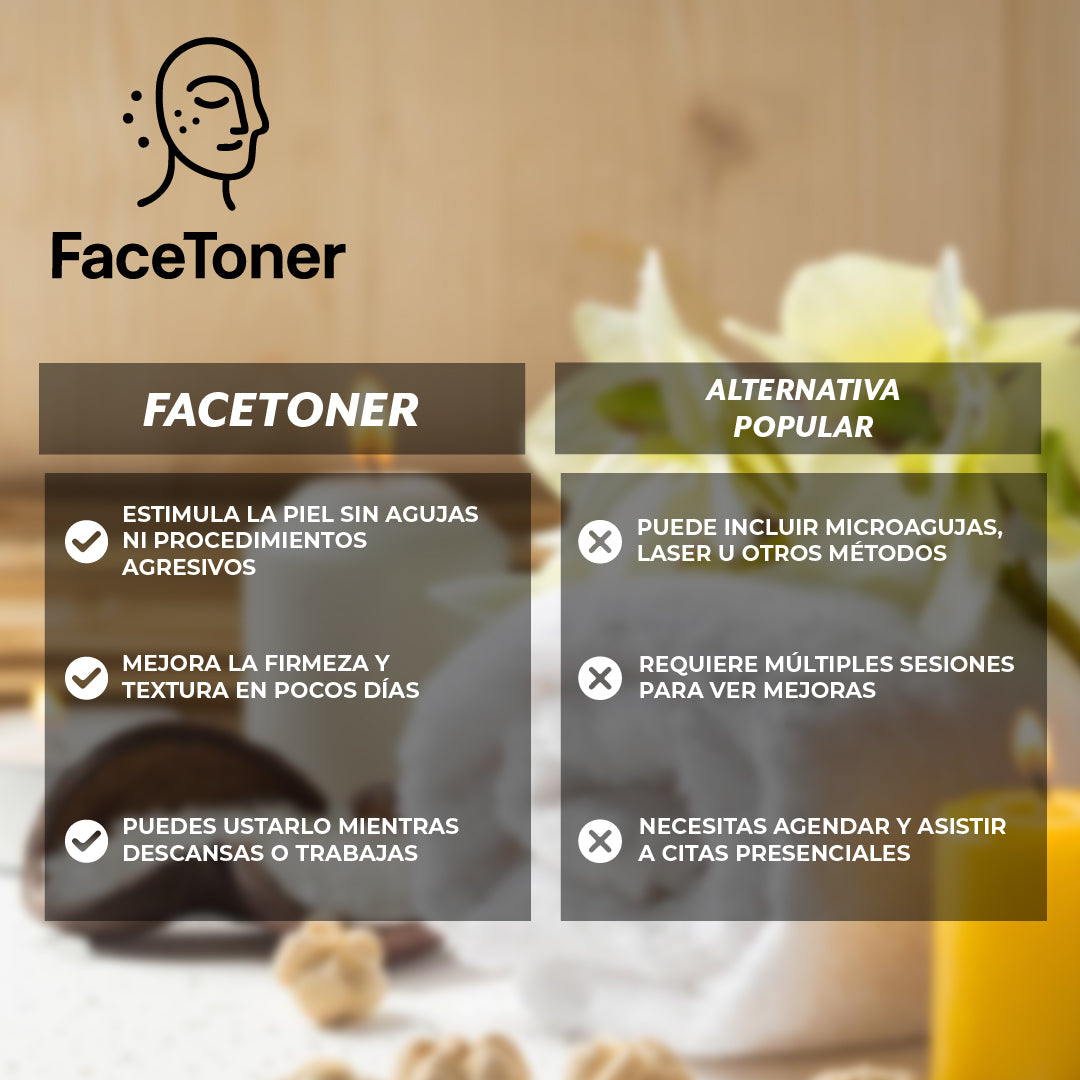 FaceToner™ - Tonificador facial portátil para piel firme