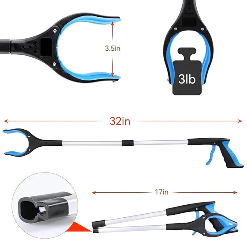 EasyGrip360°™ - Pinza plegable con clip giratorio