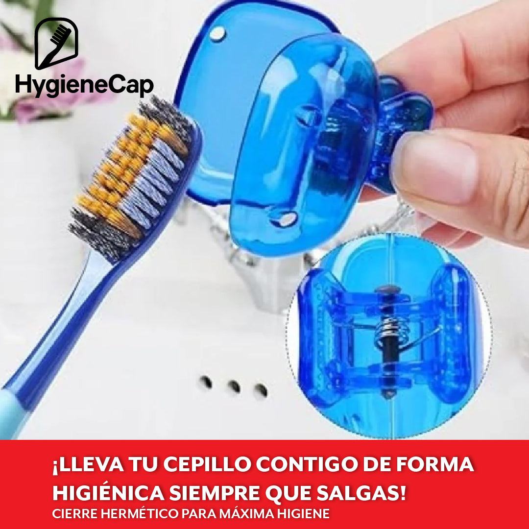 HygieneCap™ – Protector higiénico portátil para cepillos