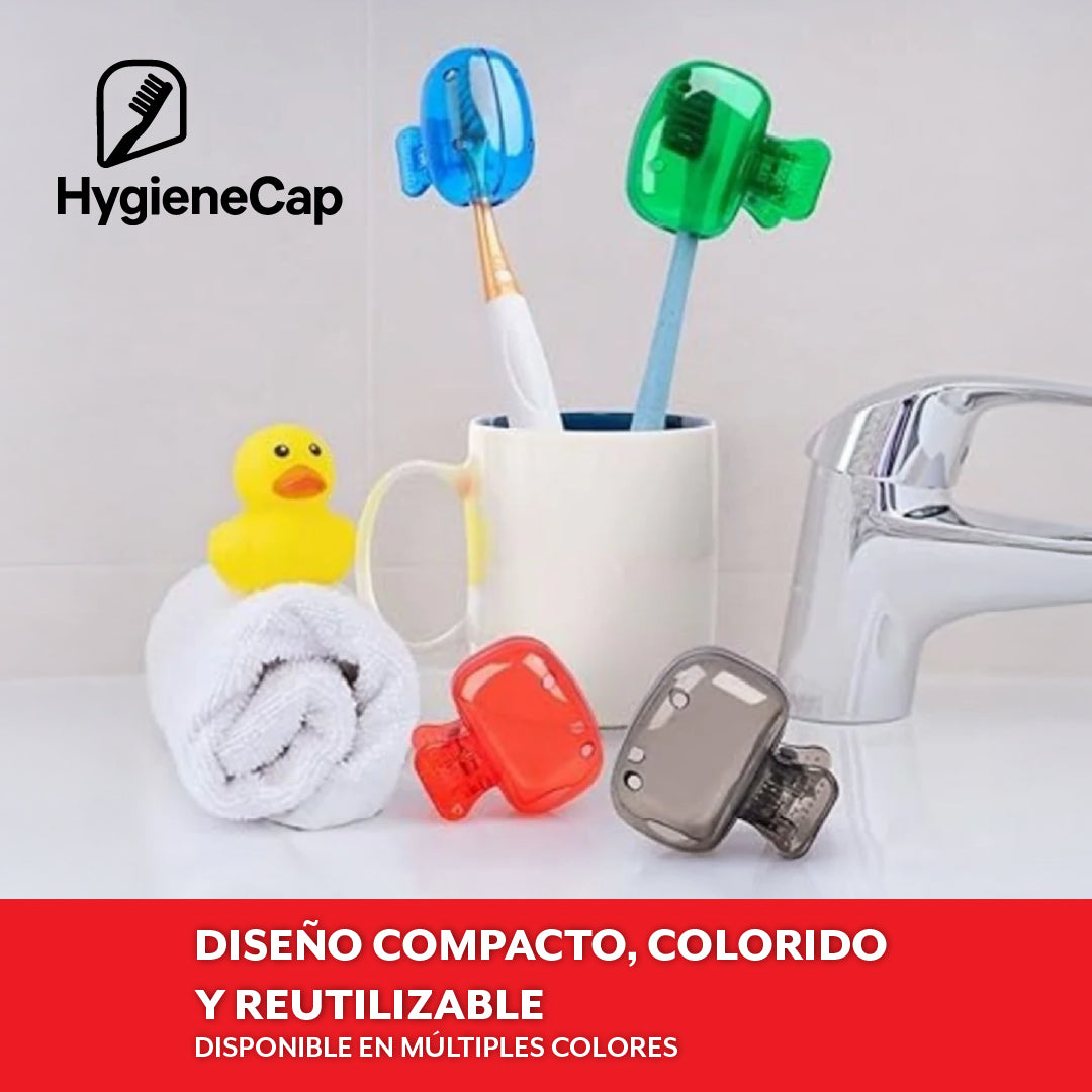HygieneCap™ – Protector higiénico portátil para cepillos