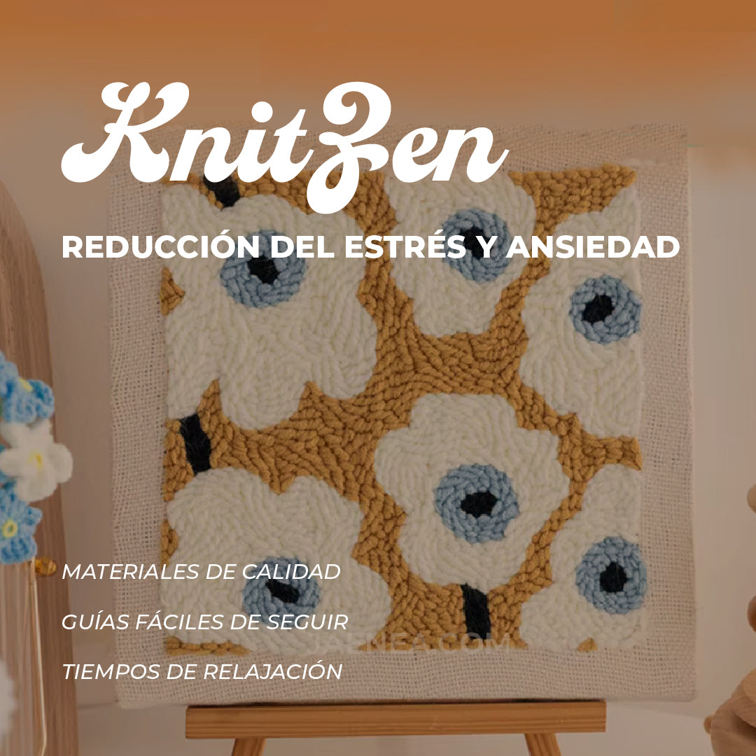 KnitZen™ - Kit de crochet terapéutico