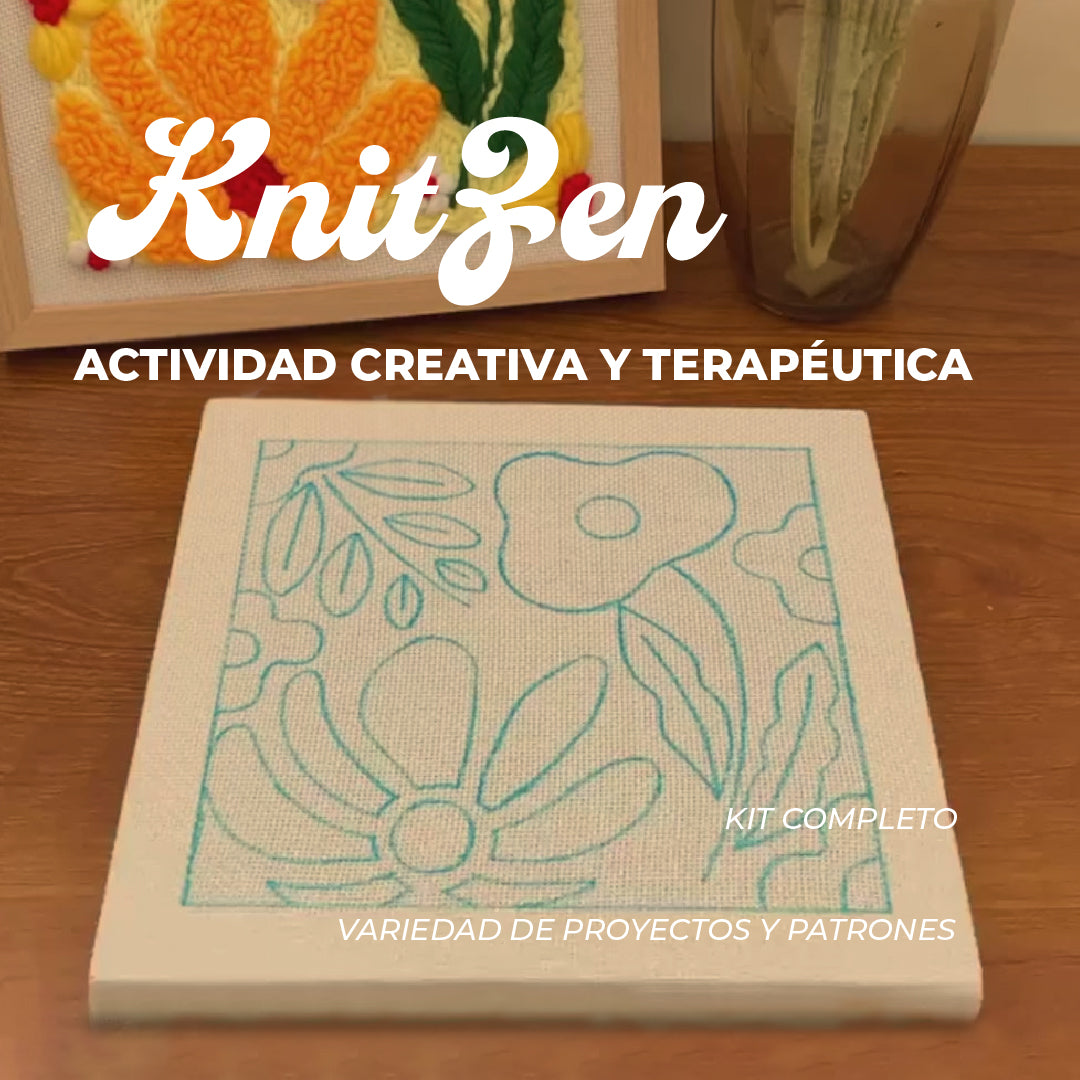 KnitZen™ - Kit de crochet terapéutico
