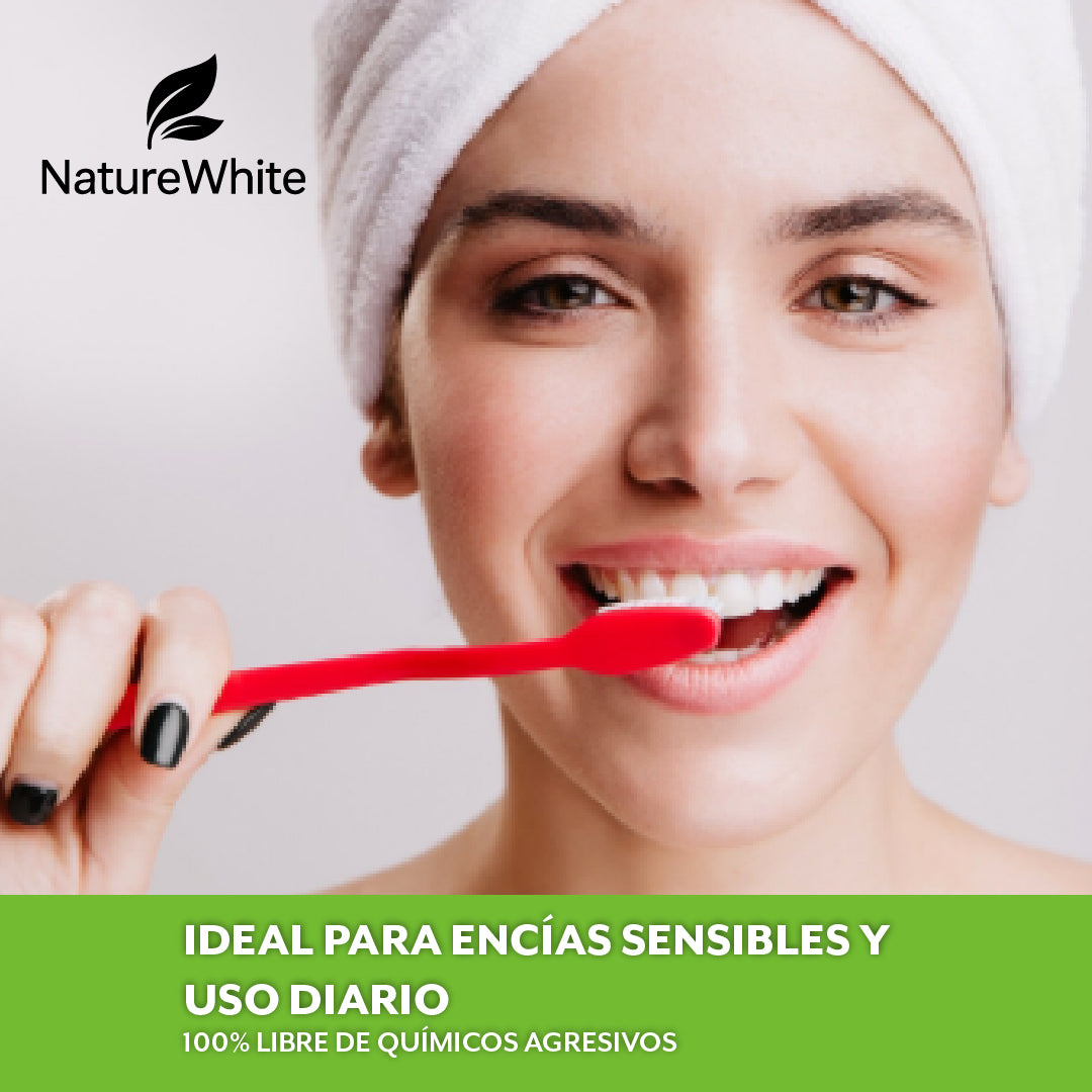 NatureWhite™ – Sonríe sin manchas ni químicos