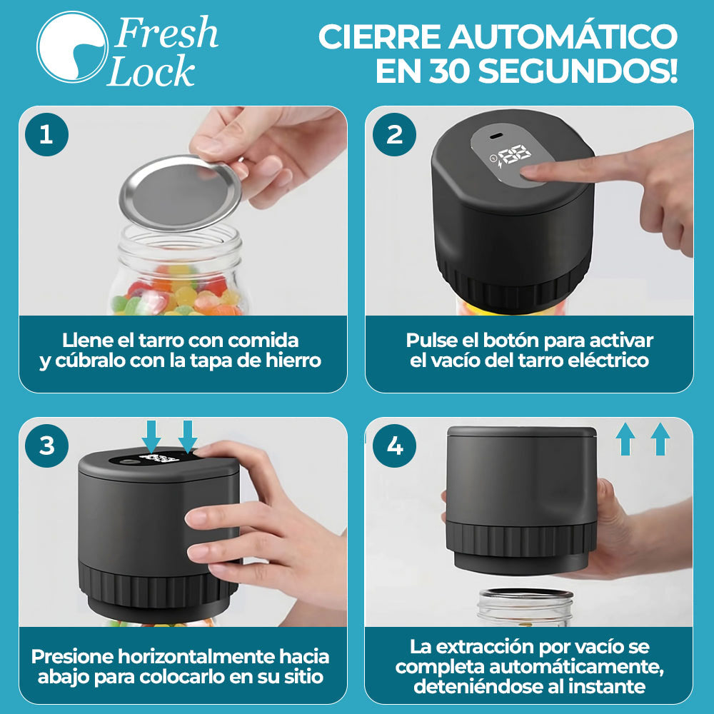 FreshLock™ - Dispositivo de Conservación al Vacío