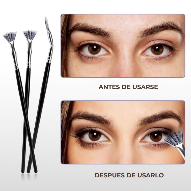 LashLux™ - Cepillo en abanico para rímel 120°