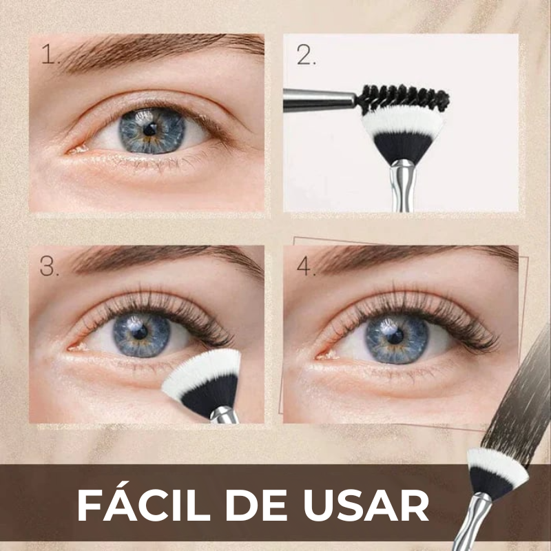 LashLux™ - Cepillo en abanico para rímel 120°