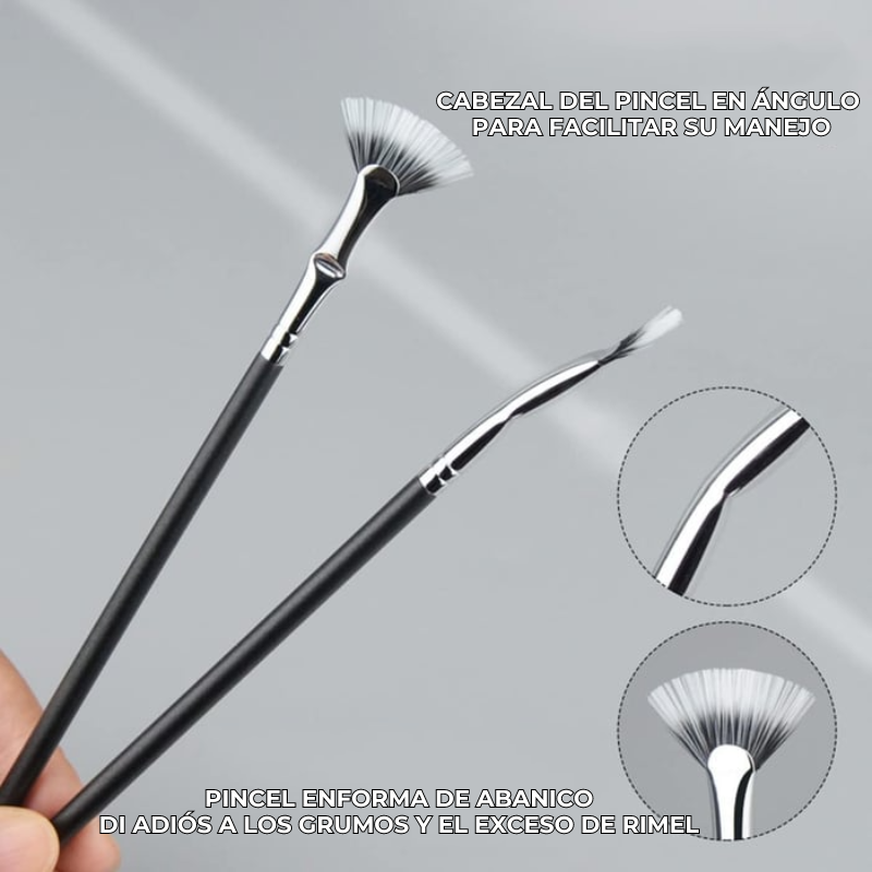 LashLux™ - Cepillo en abanico para rímel 120°