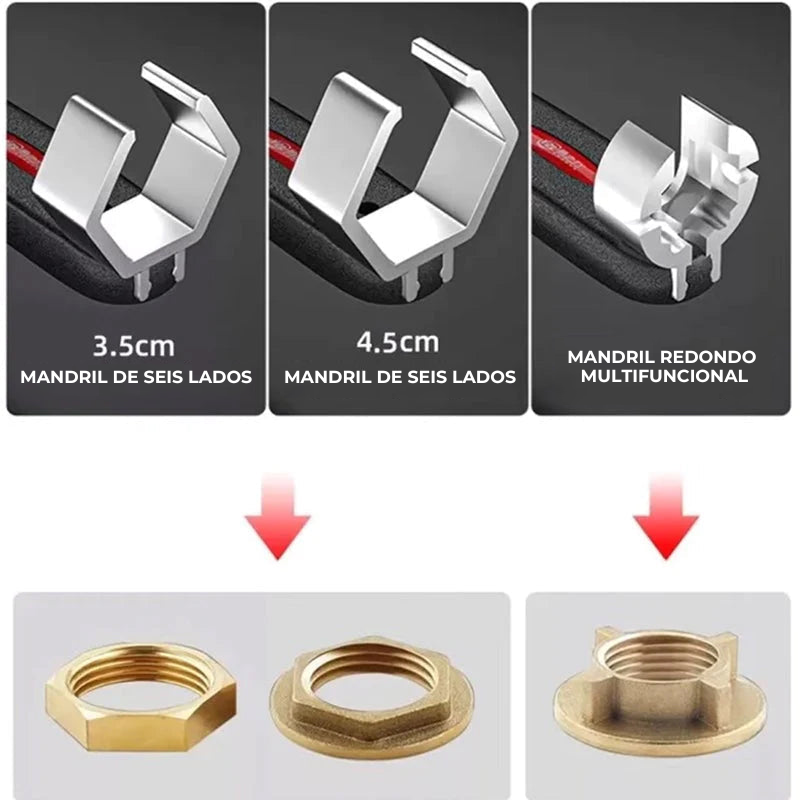 Nutseasy™ - Llave de baño multifuncional