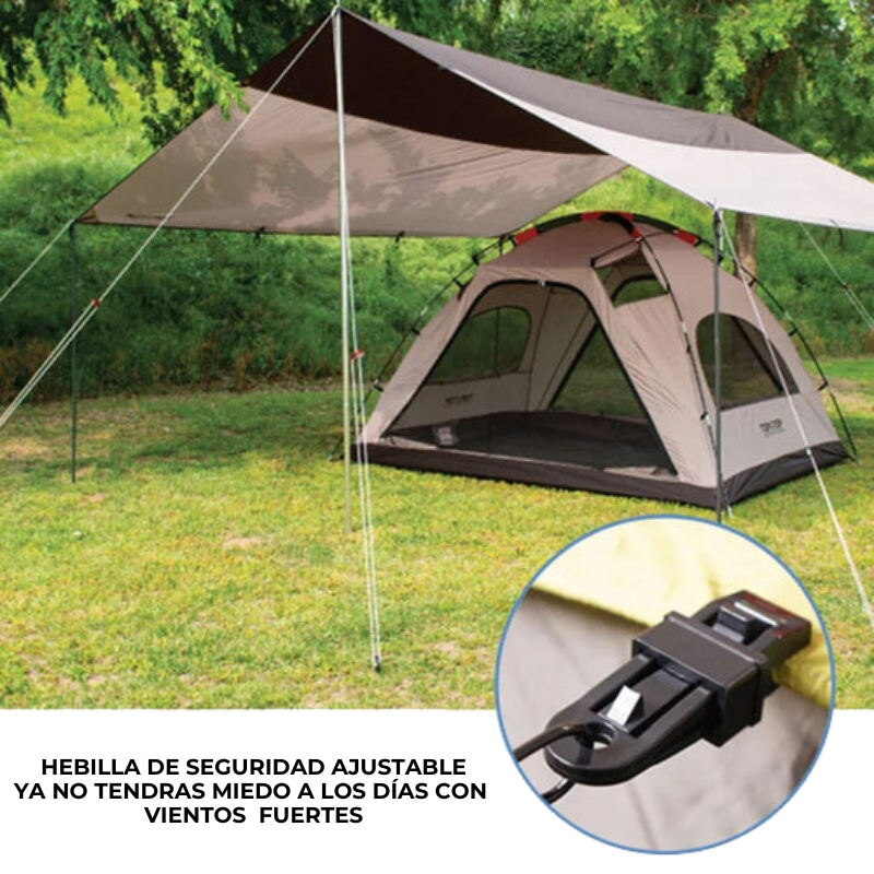Grip-It™ - Clip resistente para sujetar tiendas, lonas y telas.