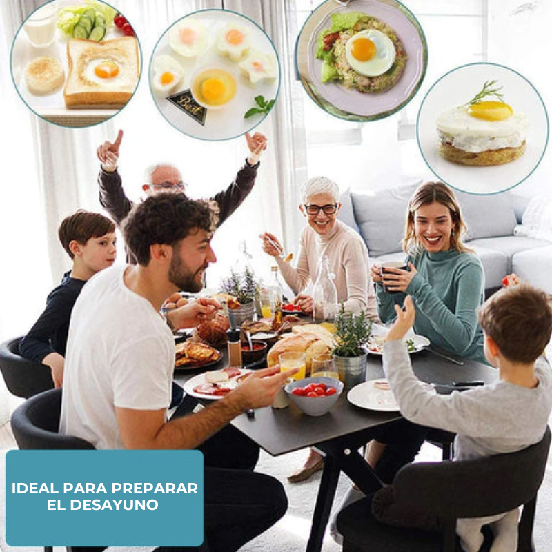EggCrafty™ - Molde de figuras para hacer huevos cocidos