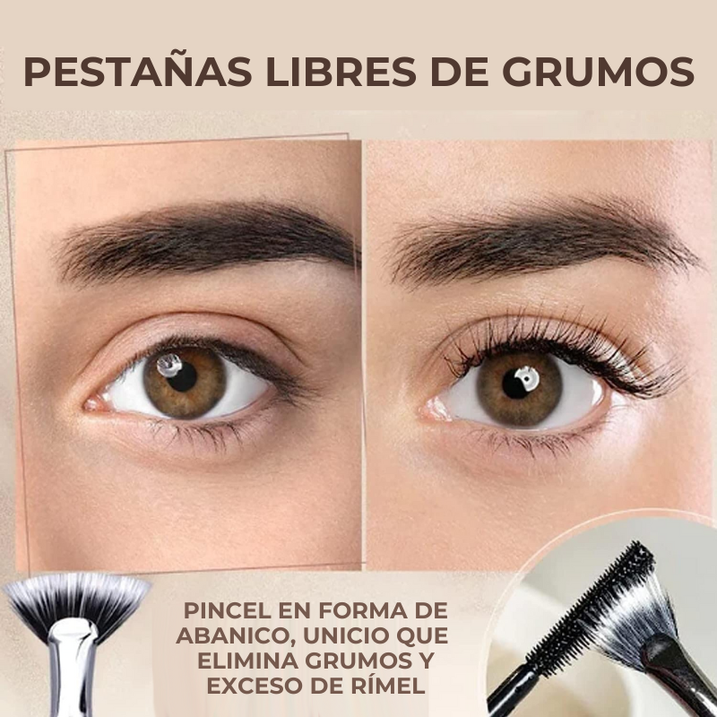 LashLux™ - Cepillo en abanico para rímel 120°