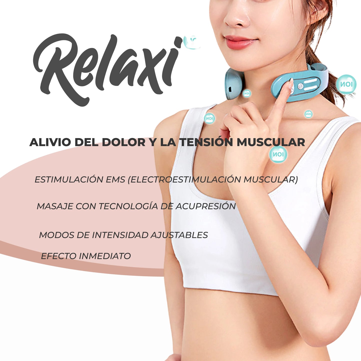 Relaxi™ - Masajeador de cuello EMS