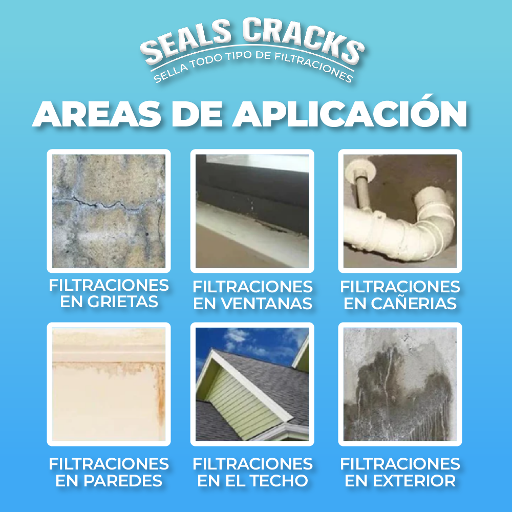 SealsCracks™ - Sellador anti fugas