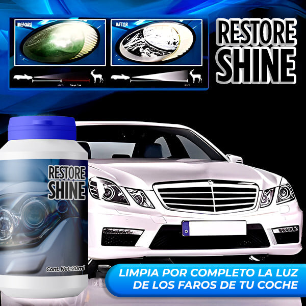 RestoreShine™ - Restaurador de largo plazo para focos