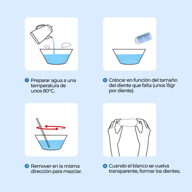 SmileSaver™ - Kit de dientes postizos