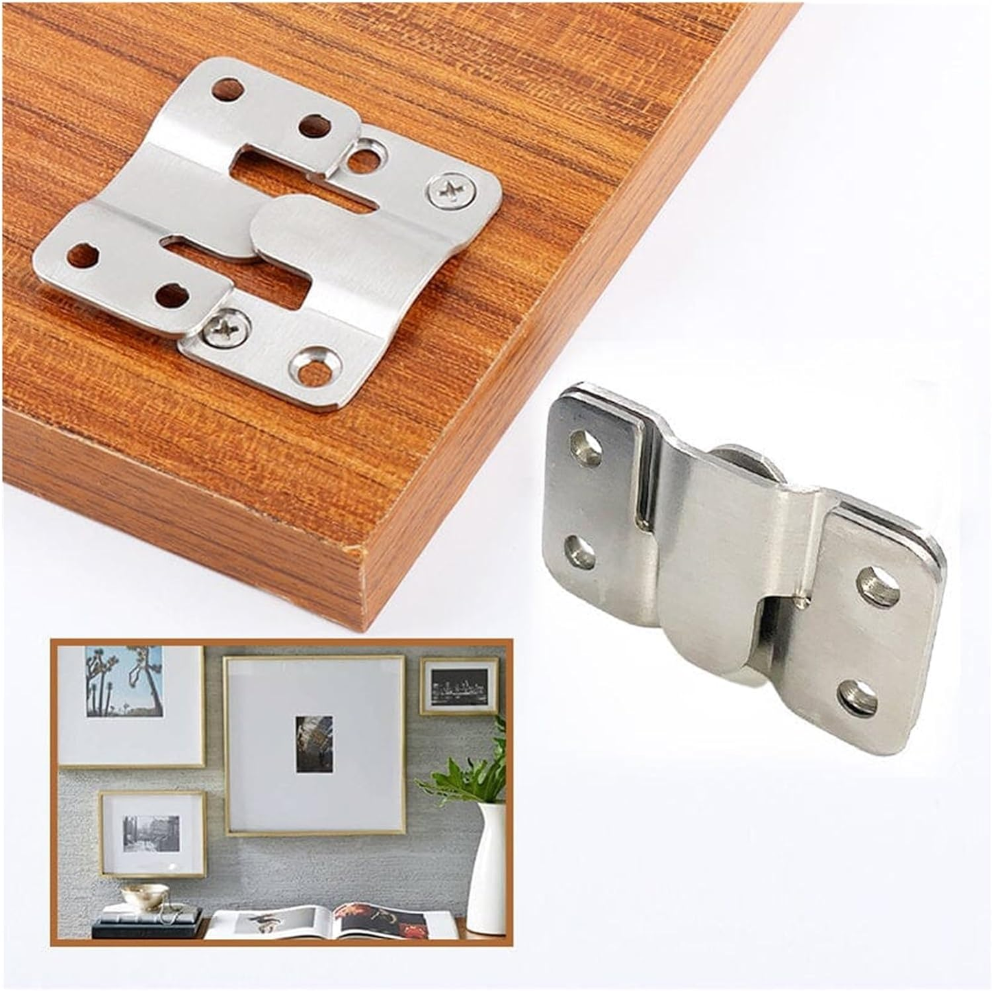 FlexMount Pro™ - Hebilla para colgar cuadros de acero inoxidable