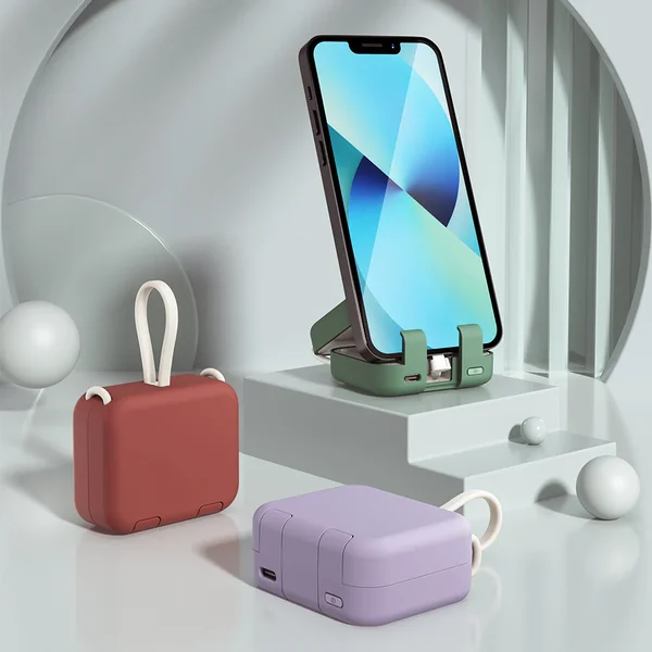 MiniPowerBank™ - Banco de energía portátil de carga inalámbrica - Soporte para teléfono móvil