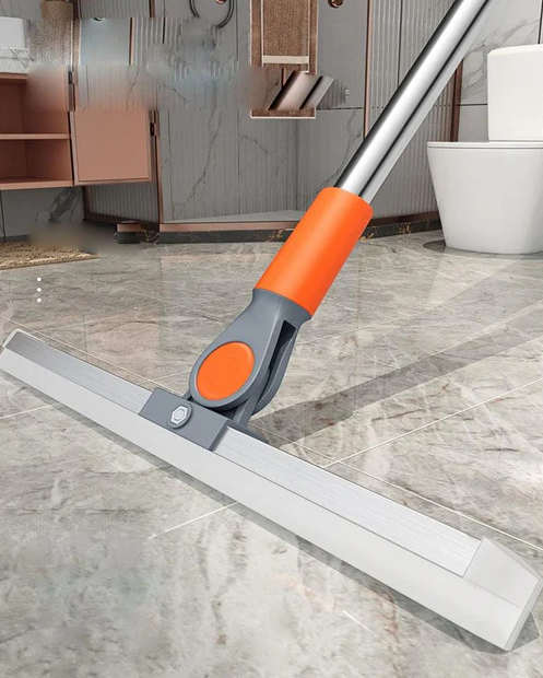 CLEANSWIFT 2-IN-1™ - ESCOBILLA MÁGICA DE DOBLE FUNCIÓN - BARRE Y ELIMINA EL AGUA