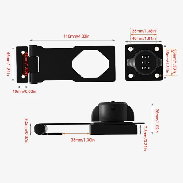 LOCKPRO™ - CERRADURA CON CONTRASEÑA + KIT DE INSTALACIÓN GRATIS