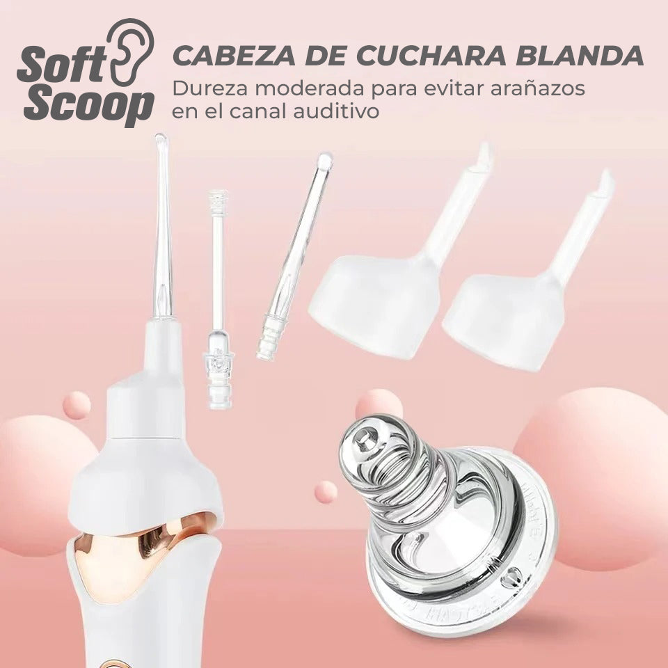 SoftScoop™ - Limpiador de oidos electrico