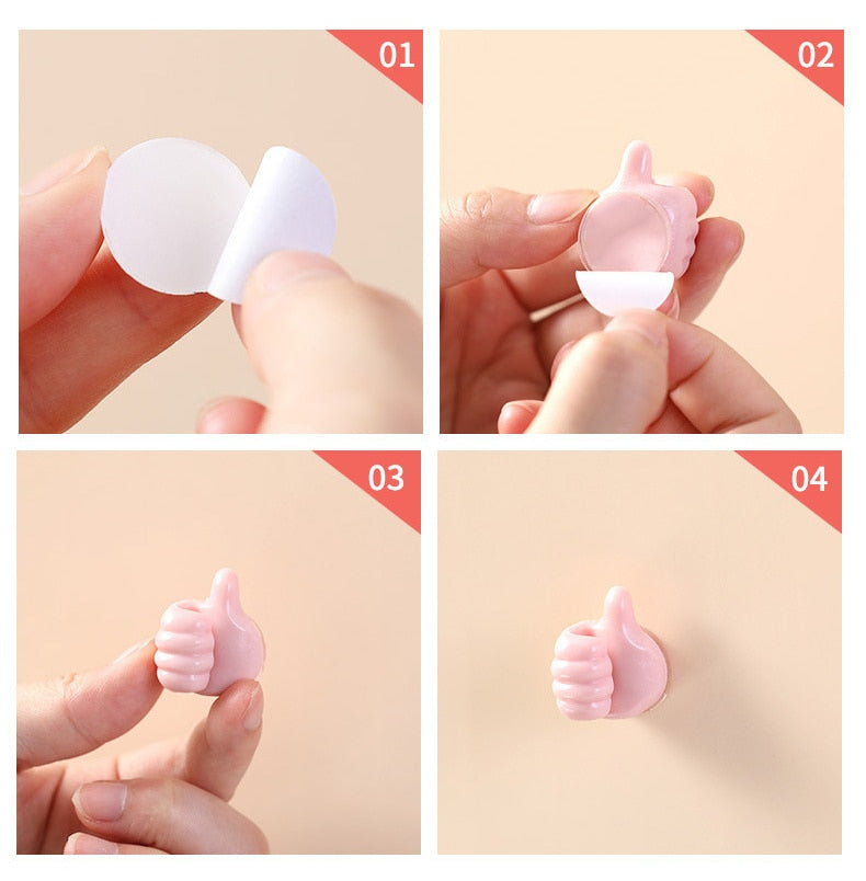 GripMaster™ - Ganchos de pared creativos con forma de pulgar