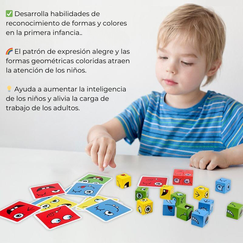 GAMEKIDS™ - JUEGO EDUCATIVO ROMPECABEZAS DE BLOQUES