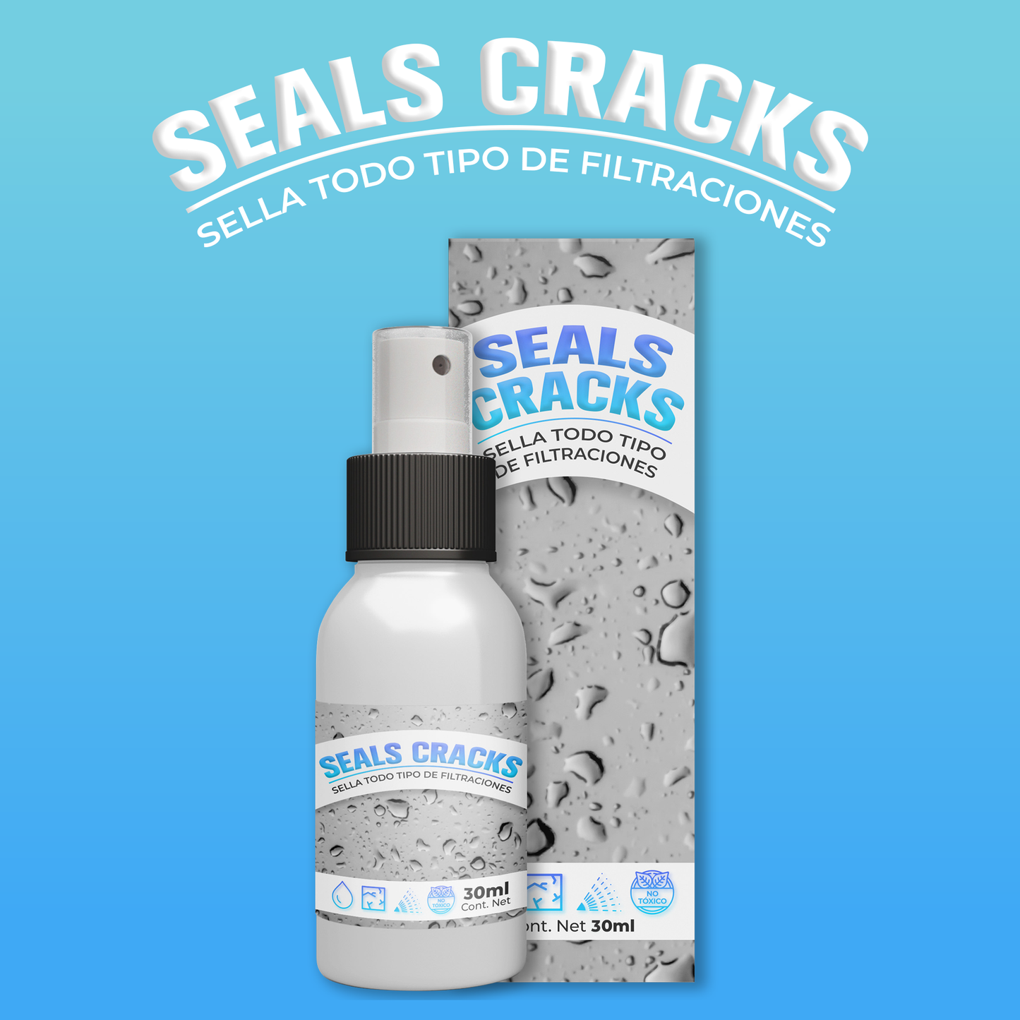 SealsCracks™ - Sellador anti fugas