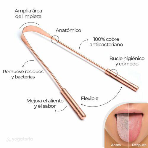 OralZen™ - Limpiador de lengua de cobre