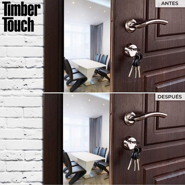 TimberTouch™ - Kit de lápices y cera para restaurar madera (8 tonos)